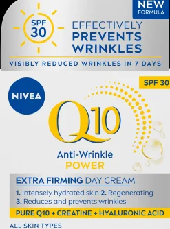 NIVEA 50ml Q10 Anti-Wrinkle Power Extra Firming Day Cream SPF30 -päivävoide