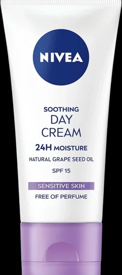 NIVEA 50ml Soothing Sensitive Day Cream SK15 -päivävoide