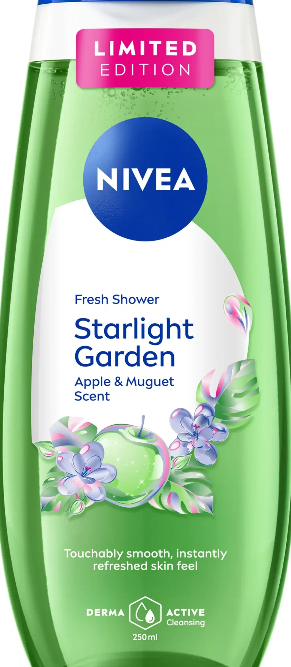 NIVEA 250ml Starlight Garden Shower Gel -suihkugeeli