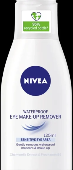 NIVEA 125ml Waterproof Eye Make-Up Remover -silmämeikinpoistoaine