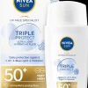 NIVEA SUN 40ml UV Face Triple Protect Fluid SK50+ -aurinkovoide