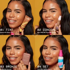 NYX Professional Makeup Buttermelt Glaze Skin Tint SPF30 meikkivoide 30 ml