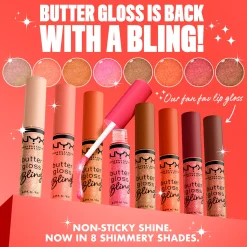 NYX Professional Makeup Butter Gloss Bling huulikiilto 8 ml