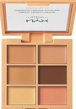 NYX Professional Makeup 3C Palette Conceal, Correct, Contour meikinkorostuspaletti 9 g
