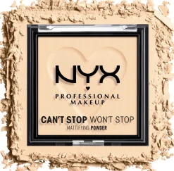 NYX Professional Makeup Can’t Stop Won’t Stop Mattifying Powder meikkipuuteri 6 g