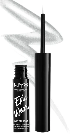 NYX Professional Makeup Epic Wear Metallic Liquid Eyeliner silmänrajauskynä 3,5 ml