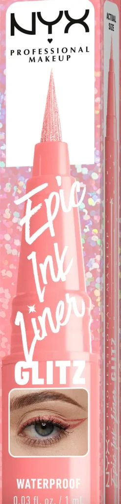 NYX Professional Makeup Epic Ink Liner Glitz vedenkestävä silmänrajauskynä 1 ml