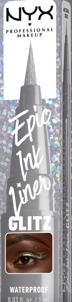 NYX Professional Makeup Epic Ink Liner Glitz vedenkestävä silmänrajauskynä 1 ml