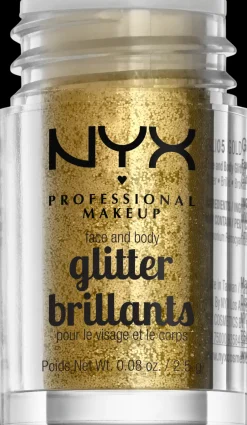 NYX Professional Makeup Face & Body Glitter kimalle kasvoille ja vartalolle 2,5 g