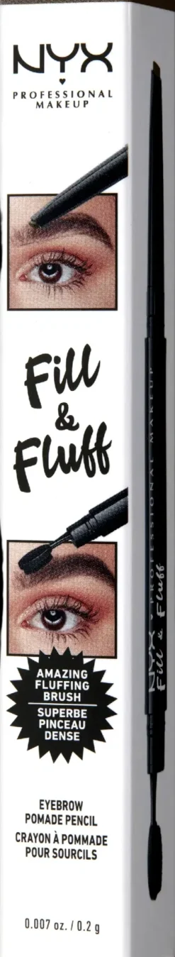 NYX Professional Makeup Fill & Fluff Eyebrow Pomade Pencil kulmakynä 0,2g