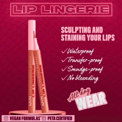 NYX Professional Makeup Lip Lingerie Liner Stain -huultenrajauskynä 1 ml