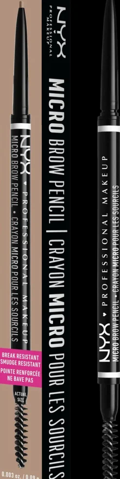 NYX Professional Makeup Micro Brow Pencil kulmakynä 0,09 g