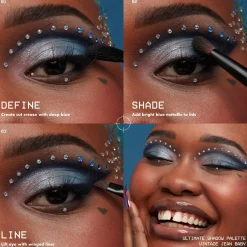 NYX Professional Makeup Ultimate Shadow Palette -luomiväripaletti 01W Vintage Jean Baby 13,28 g