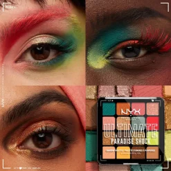 NYX Professional Makeup Ultimate Shadow Palette -luomiväripaletti 02W Paradise Shock 13,28 g