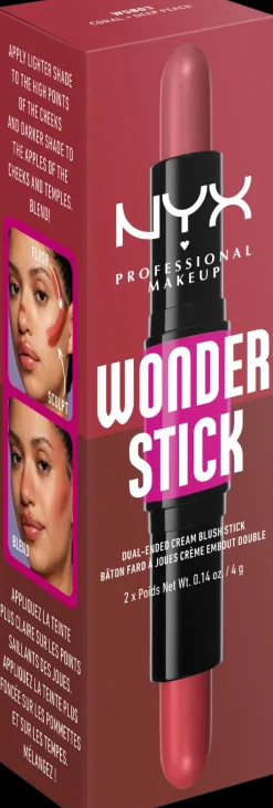 NYX Professional Makeup Wonder Stick Dual-Ended Cream Blush Stick poskipuna 4 g