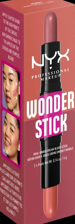 NYX Professional Makeup Wonder Stick Dual-Ended Cream Blush Stick poskipuna 4 g