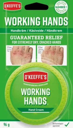 O'Keeffe's 96g Käsivoide Purkki