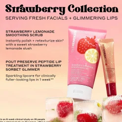 Ole Henriksen Pout preserve Glimmer lip treatments Strawberry Sorbet huulivoide 12ml