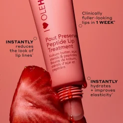 OleHenriksen Pout Preserve Lip Treatment Strawberry Sorbet makuhuulivoide 12 ml