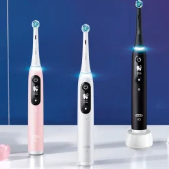 Oral-B iO6 Black Lava ja Pink Sand -Sähköhammasharja Braun-tekniikalla