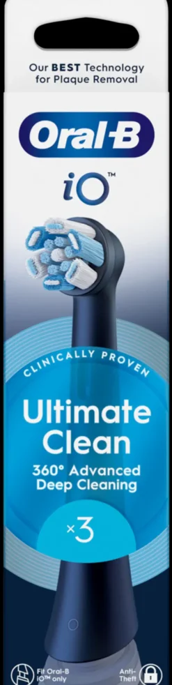 Oral-B iO Ultimate Clean Black vaihtoharja 3kpl
