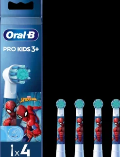 Oral-B Lasten vaihtoharjat Spiderman 4 kpl
