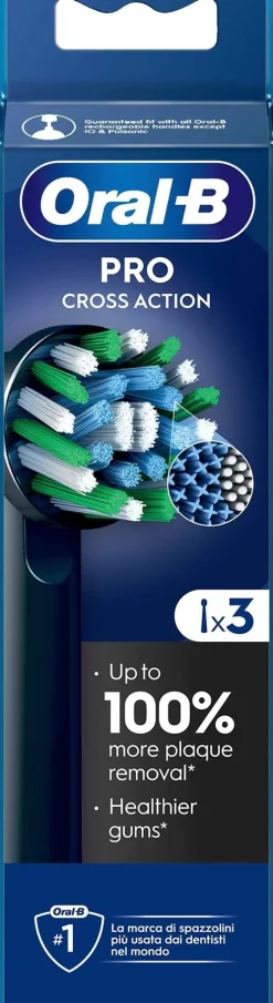 Oral-B PRO Cross Action Black 3kpl vaihtoharja