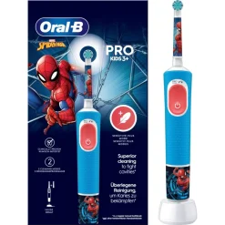 Oral-B Vitality Pro Kids Spiderman sähköhammasharja + lisävaihtoharja