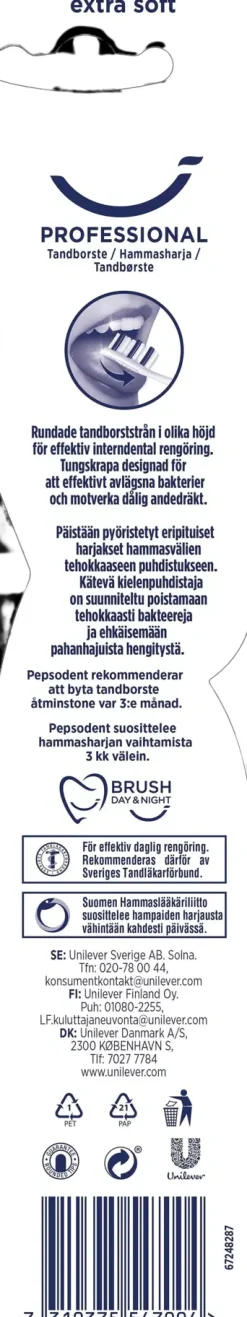 Pepsodent Professional hammasharja extra soft