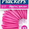 Plackers Dental Brush Hammasväliharja XS 0,4mm 24kpl