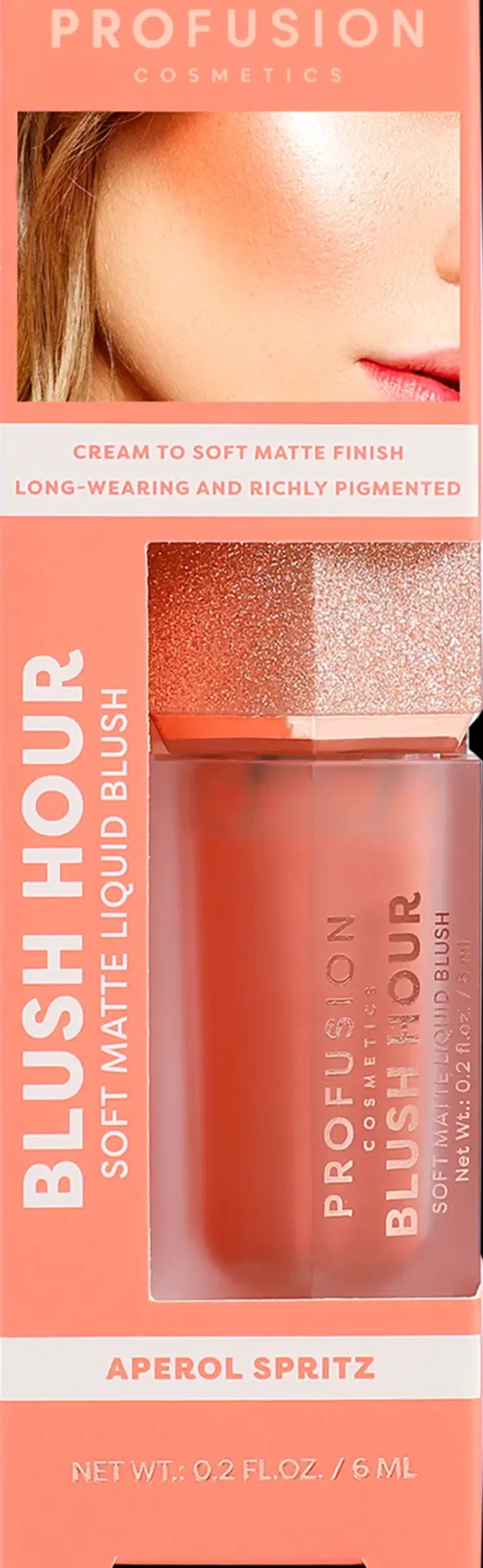 Profusion Cosmetics Blush Hour Soft Matte Liquid Blush nestemäinen poskipuna 6 ml