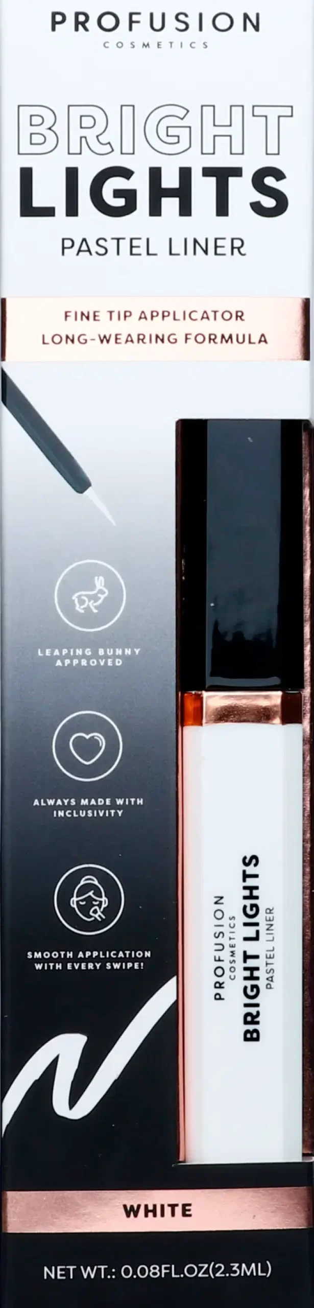 Profusion Cosmetics Bright Lights Pastel White rajausväri 2,3 ml