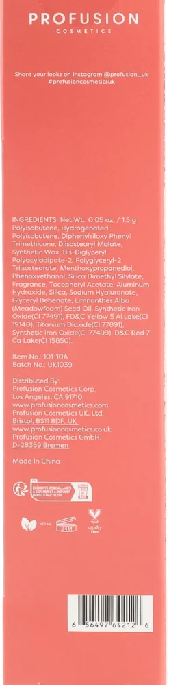 Profusion Cosmetics Dreamy Lip Plump huulipunakynä 1,5 g