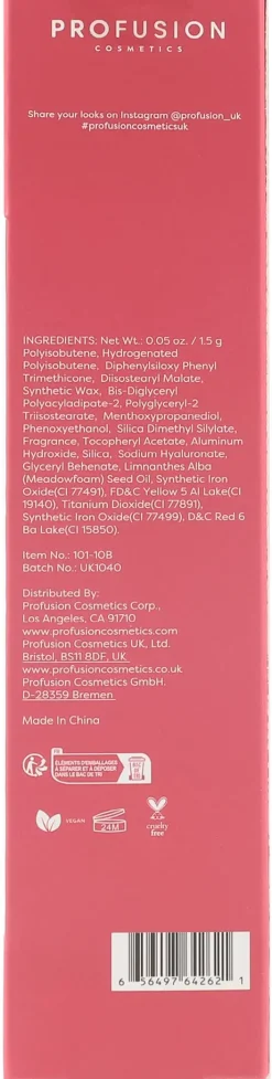 Profusion Cosmetics Dreamy Lip Plump huulipunakynä 1,5 g