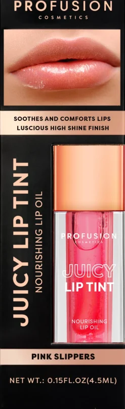 Profusion Cosmetics Juicy Lip Tint Nourishing Lip Oil huuliöljy 4,5 ml