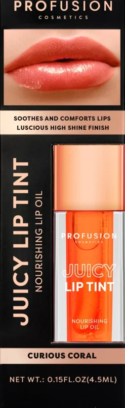 Profusion Cosmetics Juicy Lip Tint Nourishing Lip Oil huuliöljy 4,5 ml