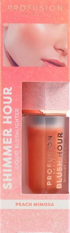 Profusion Cosmetics Shimmer Hour Liquid Blush nestemäinen poskipuna 6 ml