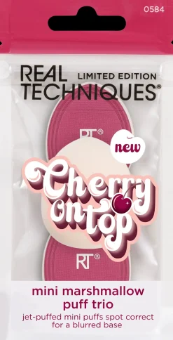 Real Techniques Cherry On Top Mini Marshmallow Puff Trio -meikkisienitrio