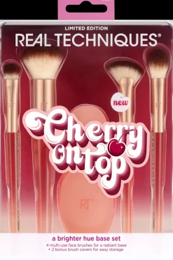 Real Techniques Cherry On Top A Brighter Hue Base Kit -meikkisivellinsetti