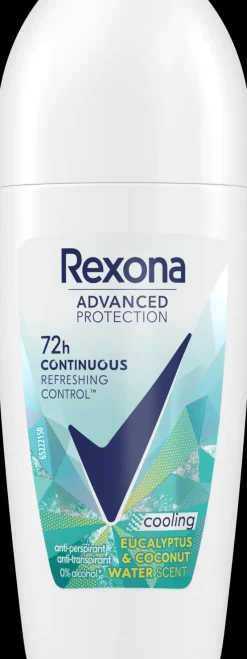 Rexona 72h Advanced Protection Eucalyptus & Coconut Water antiperspirantti deodorantti roll-on 50 ml