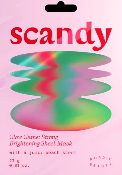 Scandy Glow Game: Strong Brightening Sheet Mask kasvonaamio 1 kpl