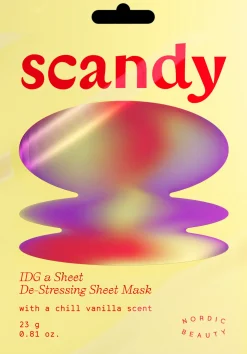 Scandy IDG a Sheet De-Stressing Sheet Mask kasvonaamio 1 kpl