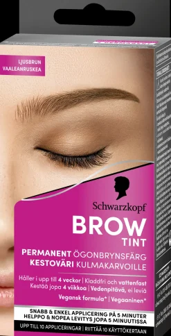 Schwarzkopf Brow Tint kulmaväri Light Brown