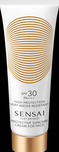 SENSAI Silky Bronze Protective Suncare Cream for Face SPF 30 aurinkosuojavoide kasvoille 50 ml
