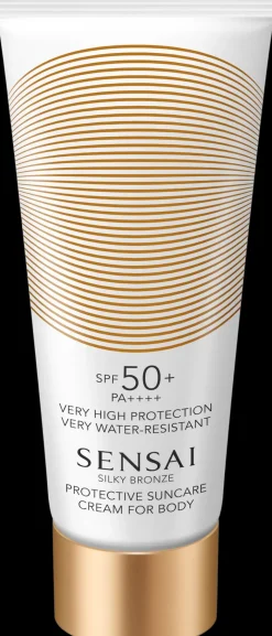 SENSAI Silky Bronze Protective Suncare Cream for Body SPF 50+ aurinkosuojavoide vartalolle 150 ml