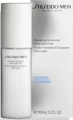 Shiseido Men Energizing Moisturizer Extra Light Fluid kosteusemulsio 100 ml