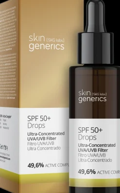 Skin Generics SPF 50+ Mixing Drops Concentrated UVA/UVB Filter 44,1% Active Complex -aurinkosuojatuote 30ml