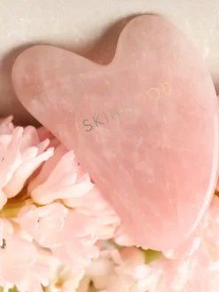 SkinMood® Gua sha hierontakivi ruusukvartsia