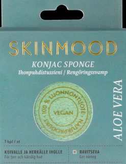 SkinMood® Konjac-kasvojenpesusieni Aloe Vera
