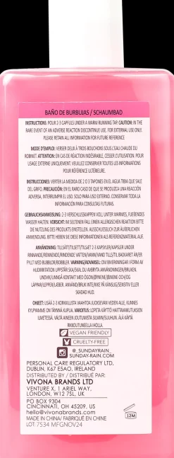 Sunday Rain Pink Grapefruit & Sea Salt kylpyvaahto 450 ml